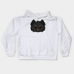 Cute Black Werewolf Kids Hoodie